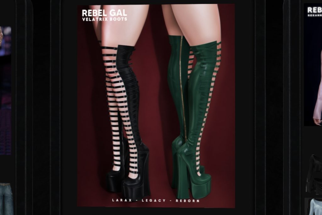 Velatrix Boots - Legacy/MaitreyaX/Reborn, L$310 each/L$1299 FP
