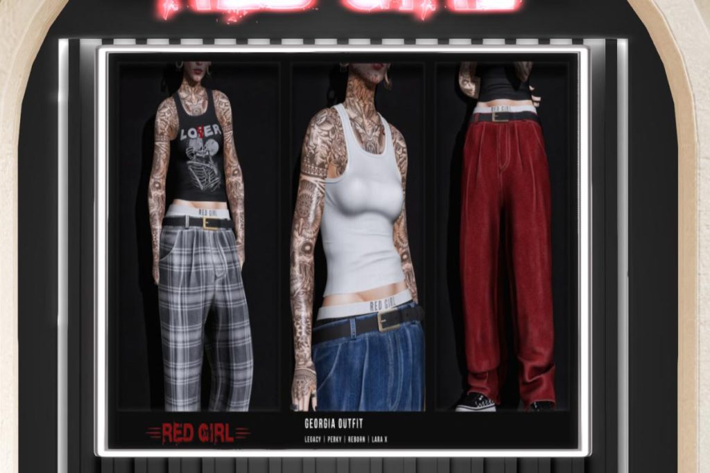 Georgia Top &amp; Pants - Legacy/MaitreyaX/Reborn/+mods, L$275-L$299 each/L$1350 FP