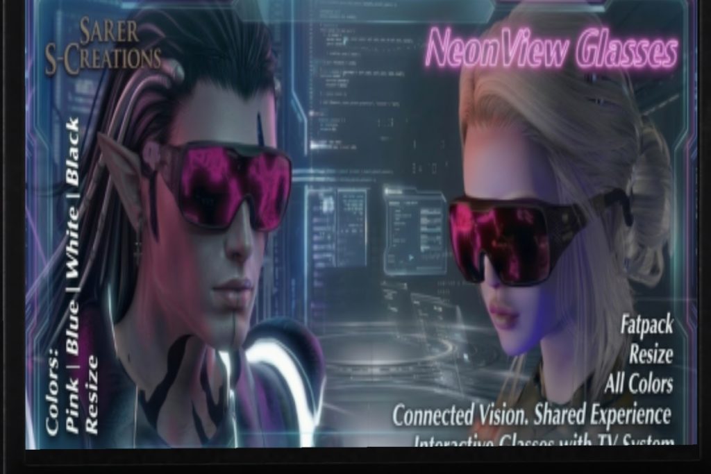 Neon View Glasses, L$650