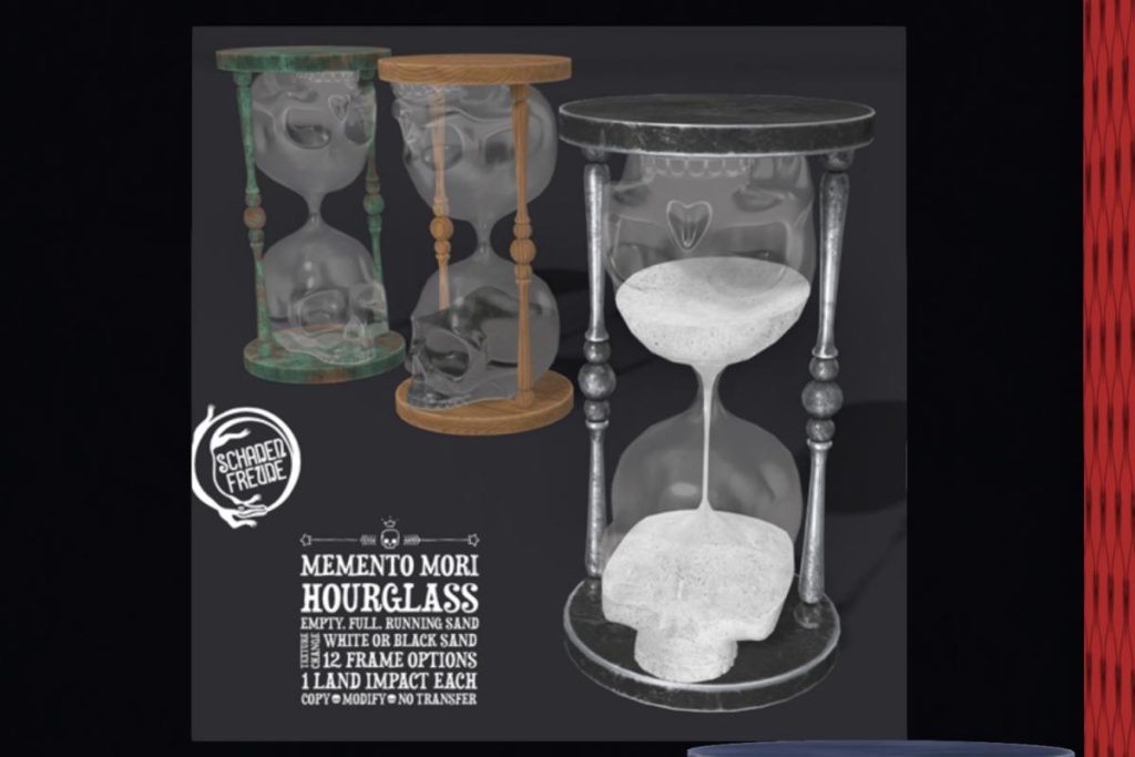 Memento Mori Hourglass, L$88