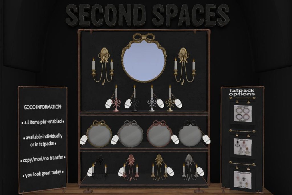 Take a Bow Collection, L$200-L$300 each/L$600-L$900 each FP