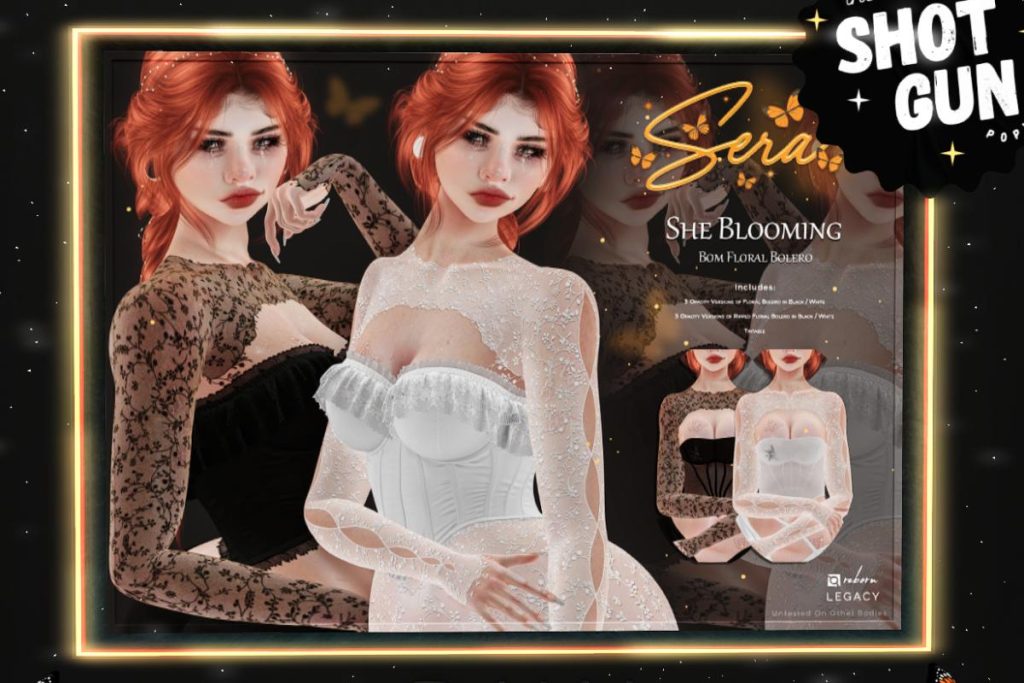 She Blooming Bolero - BOM for Legacy/Reborn, L$299