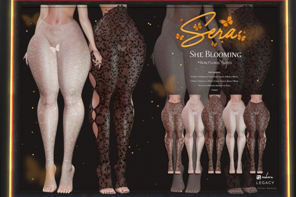 She Blooming Tights - Bom, L$349
