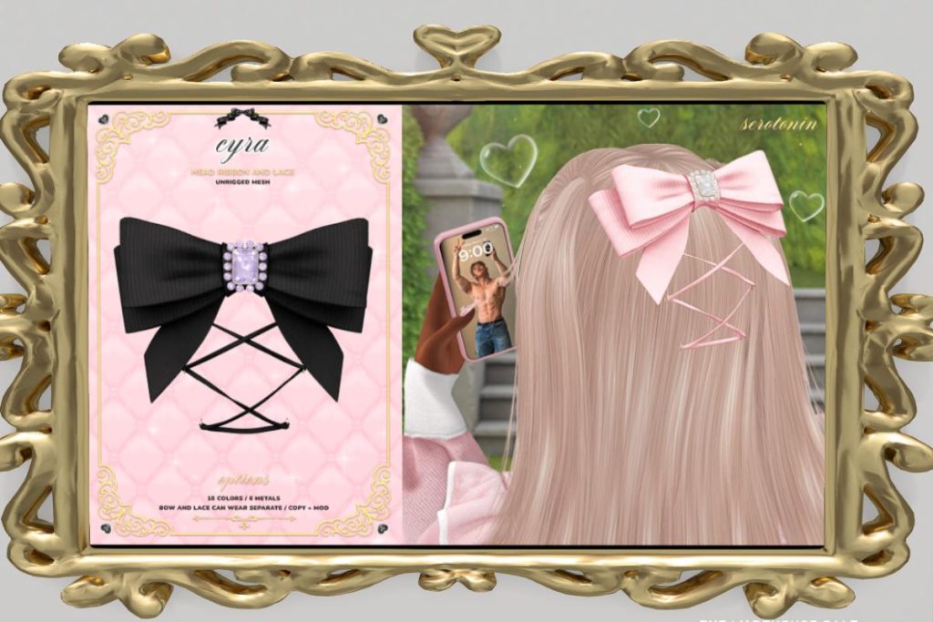 Cyra Head Ribbon and Lace, L$224