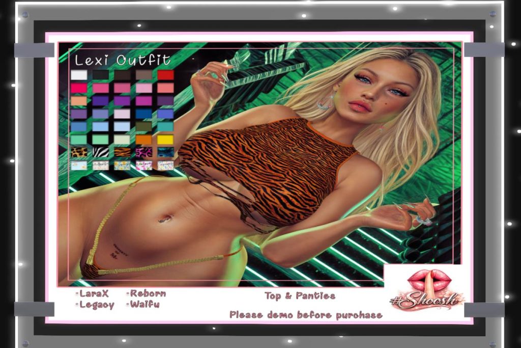 Lexi Outfit - Legacy/MaitreyaX/Reborn/+mods, L$349 each/L$1299 FP