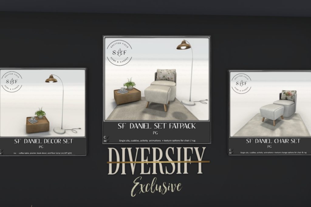 Daniel Collection, L$90-L$160 each