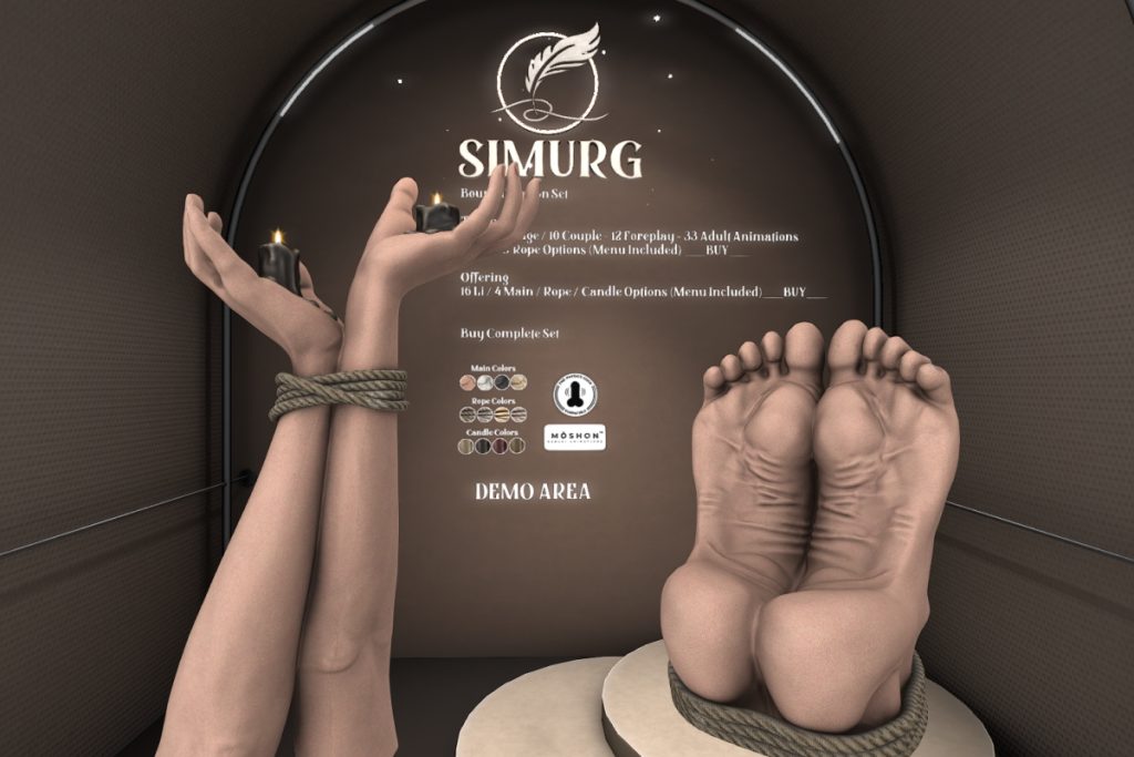 Bound Devotion Throne &amp; Offering, L$375-L$500 each/L$800 FP