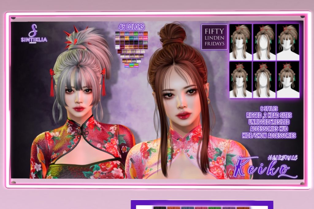 Keiko Hair	<a href="http://maps.secondlife.com/secondlife/Sintiklia/154/82/67" target="_blank">Teleport</a>