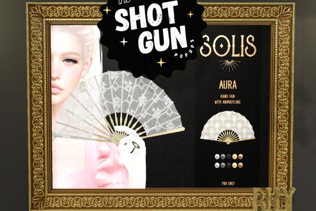 Aura Hand Fan w/Animations, L$350