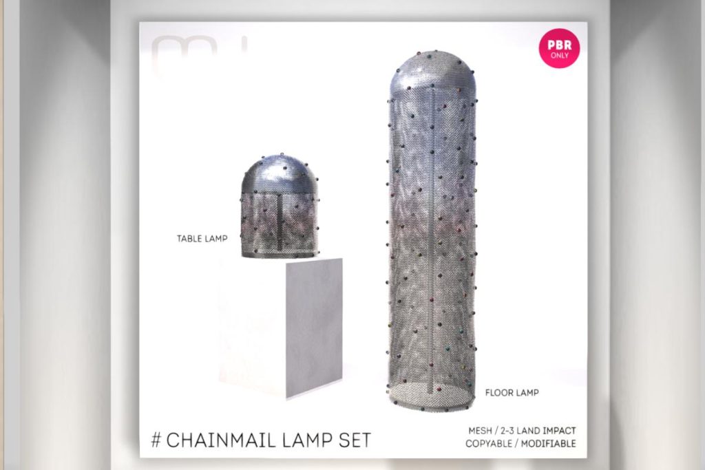 Chainmail Lamp Set, L$188