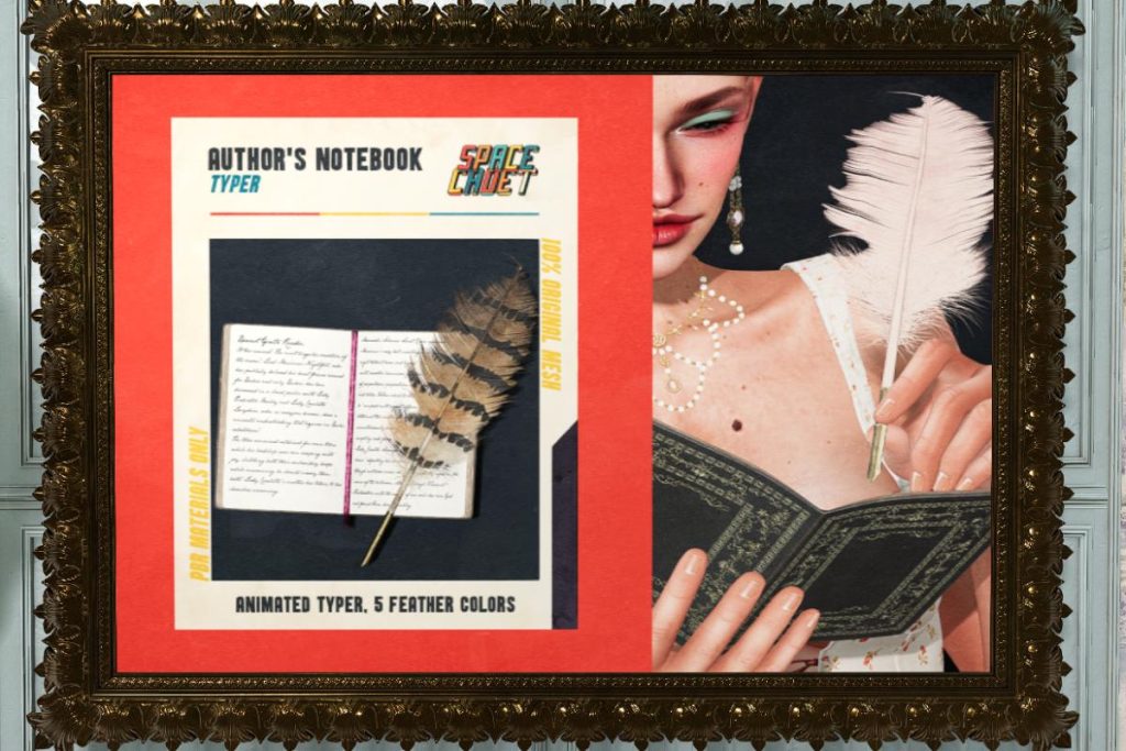 Author's Notebook Typer, L$399