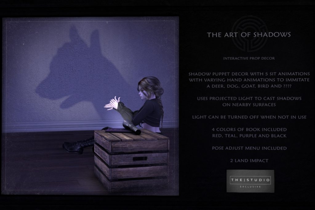 The Art Of Shadows, L$350