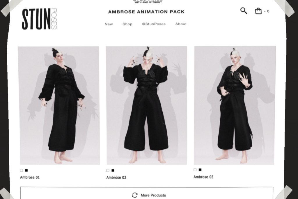 Ambrose Pose Set, L$300