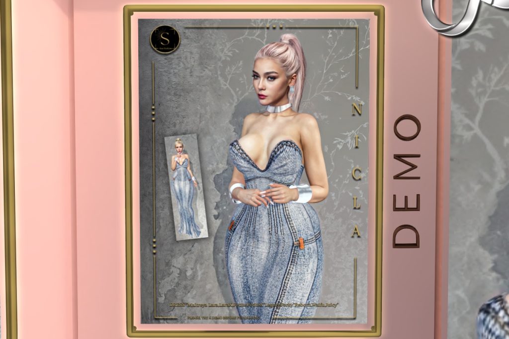 Nicla Dress - Legacy/Maitreya/Reborn/+mods, L$199 each/L$1115 FP