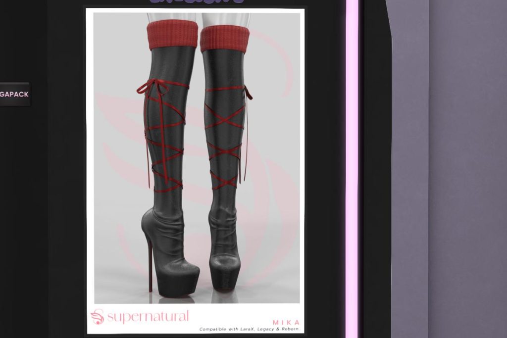 Mika Boots - Legacy/MaitreyaX/Reborn, L$250 each/L$1450 FP