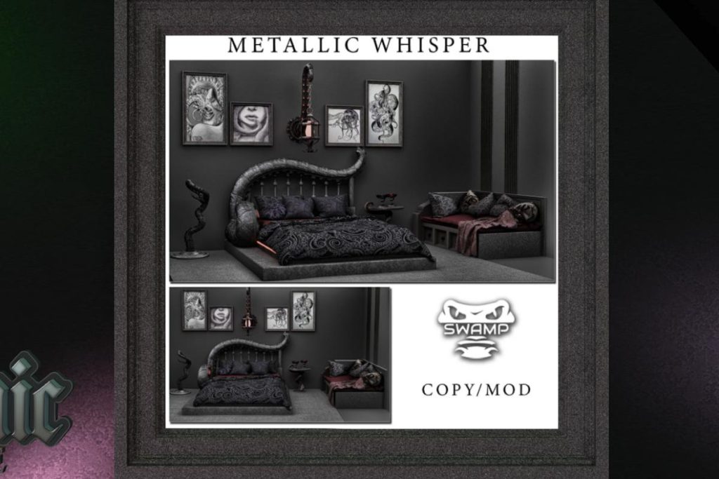 Metallic Whisper Collection, L$59 per play/L$2499 FP