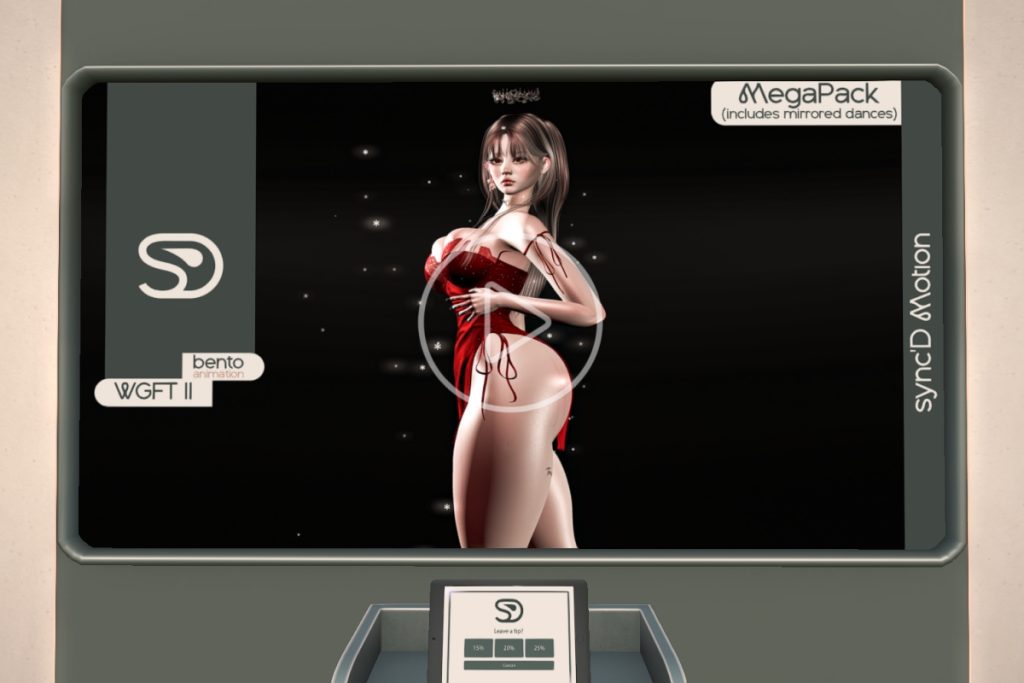 WGFT II Dances, L$375 each/L$1549 FP/L$2099 MP