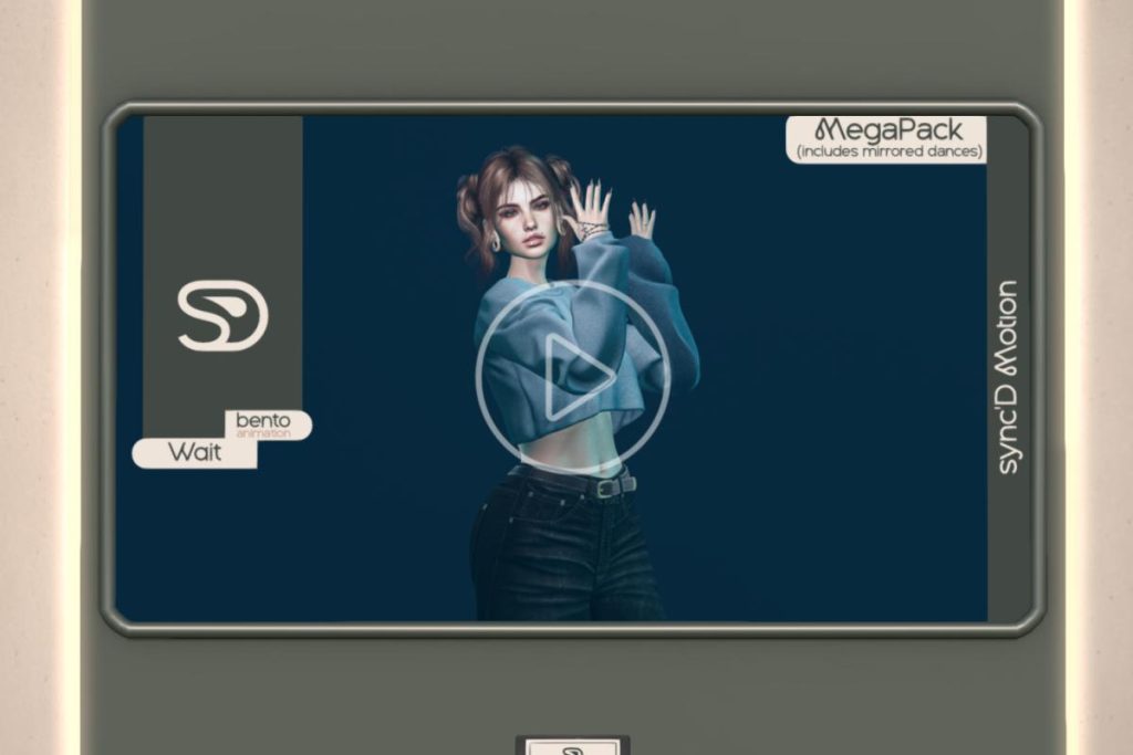 Wait Animation, L$375 each/L$1849 FP/L$2499 MP