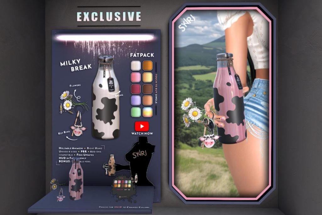 Milky Break Holdable, L$295 each/L$845 FP