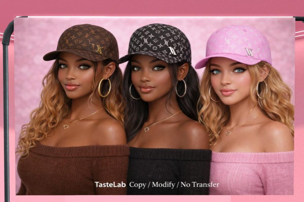 Monogram Caps, L$150