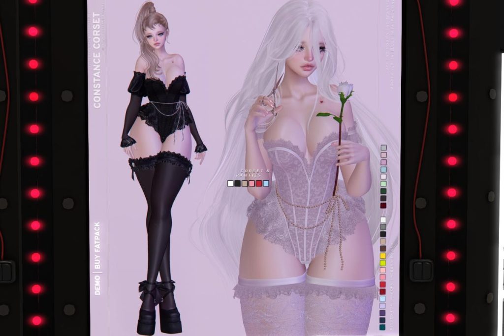 Constance Corset - Reborn, L$350 each/L$1850 FP