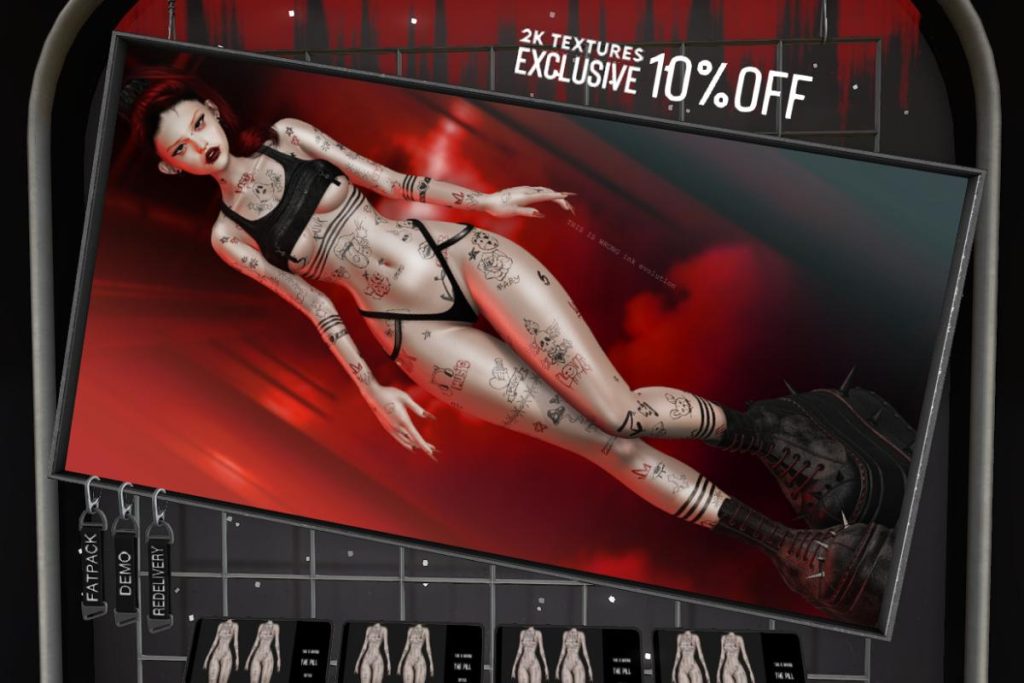 The Pill Tattoo - BOM, L$269 each/L$799 FP