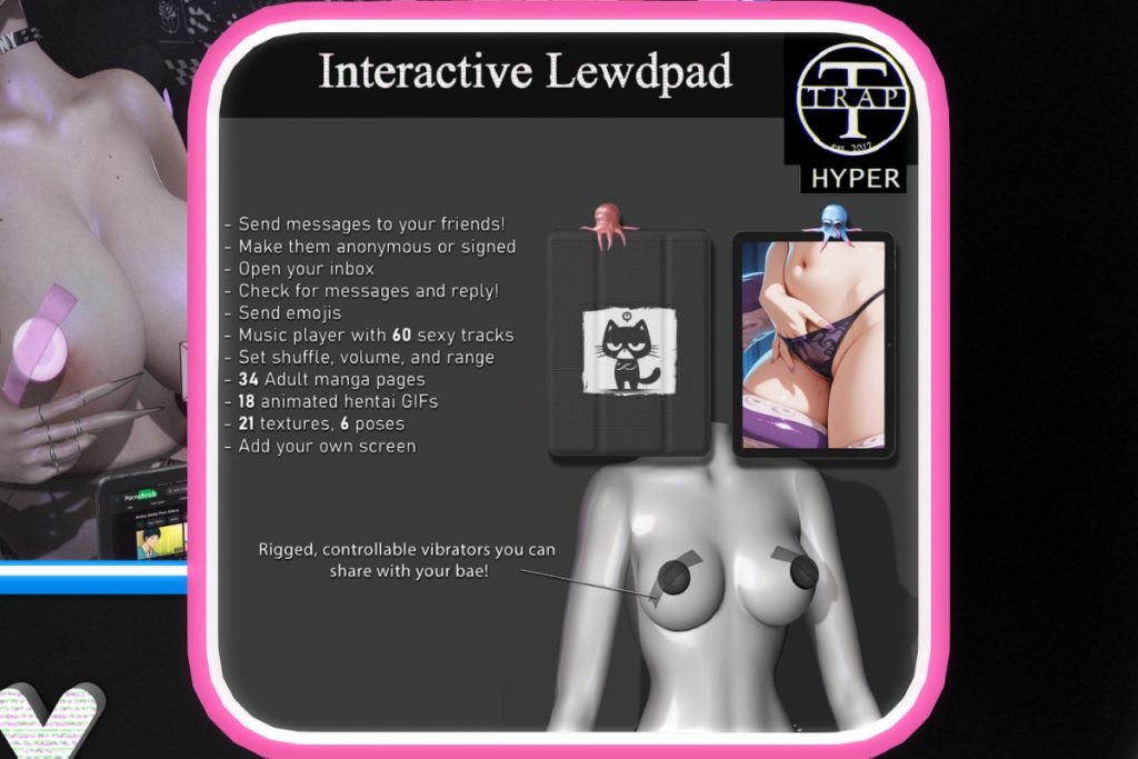 Interactive Lewdpad Accessory, L$699