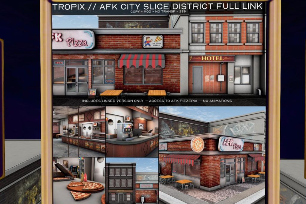 AFK City Slice District Scene, L$899