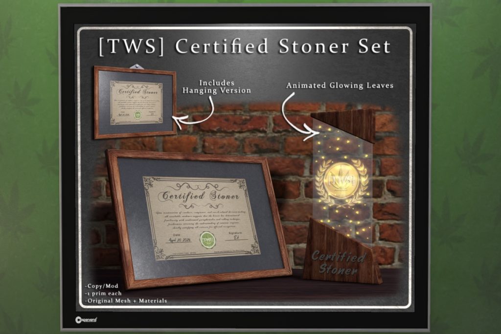Certified Stoner Set, L$299