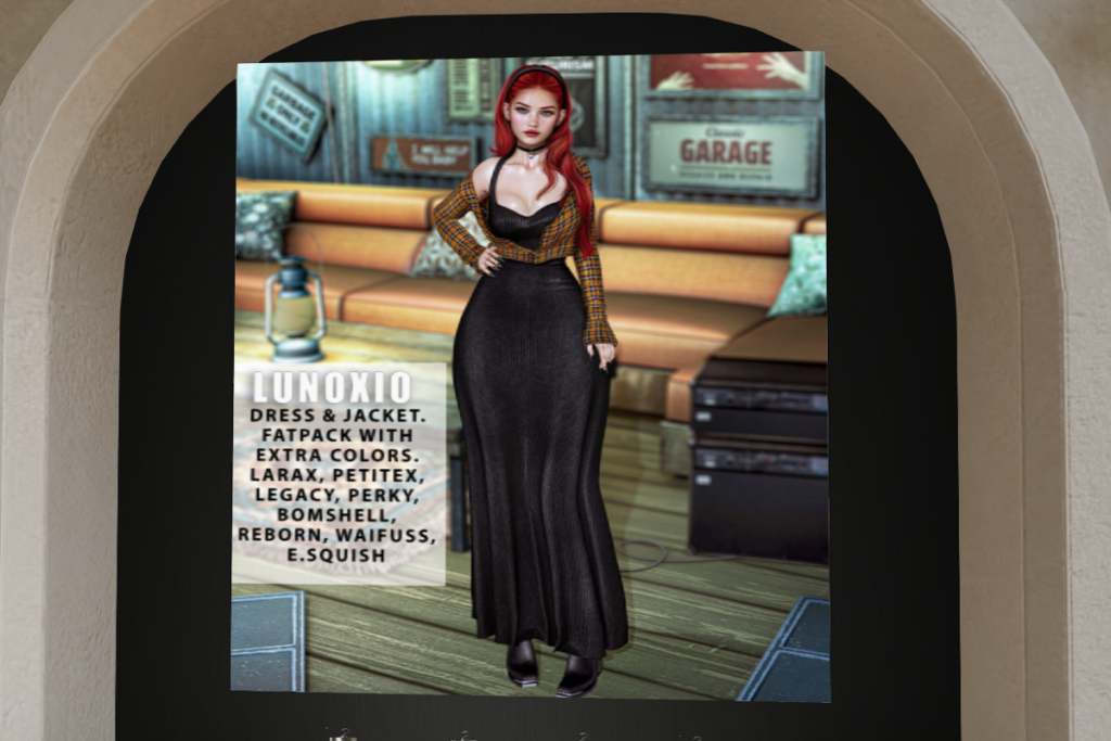 Lunoxio Dress and Jacket - Legacy/MaitreyaX/Reborn/+mods, L$275 each/L$950 FP