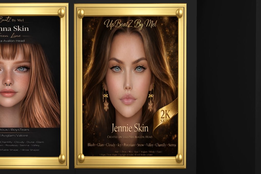 Jennie Skin - EvoX, L$175 each/L$575 FP