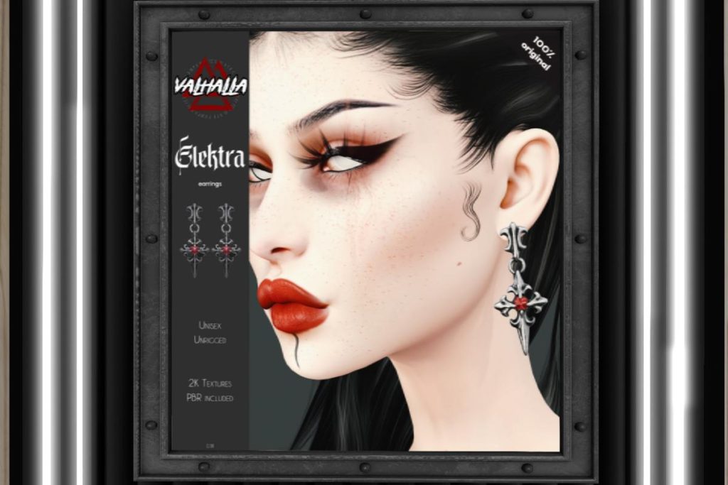 Elektra Earrings, L$350