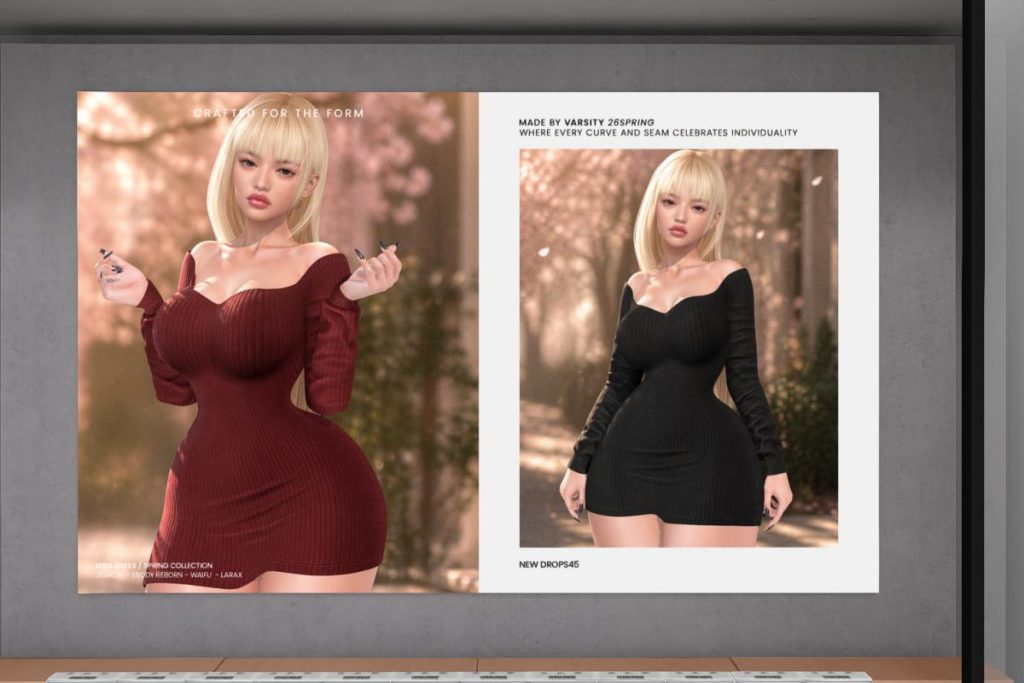 Lyra Dress - Legacy/MaitreyaX/Reborn/+mods, L$225 each/L$1125 FP