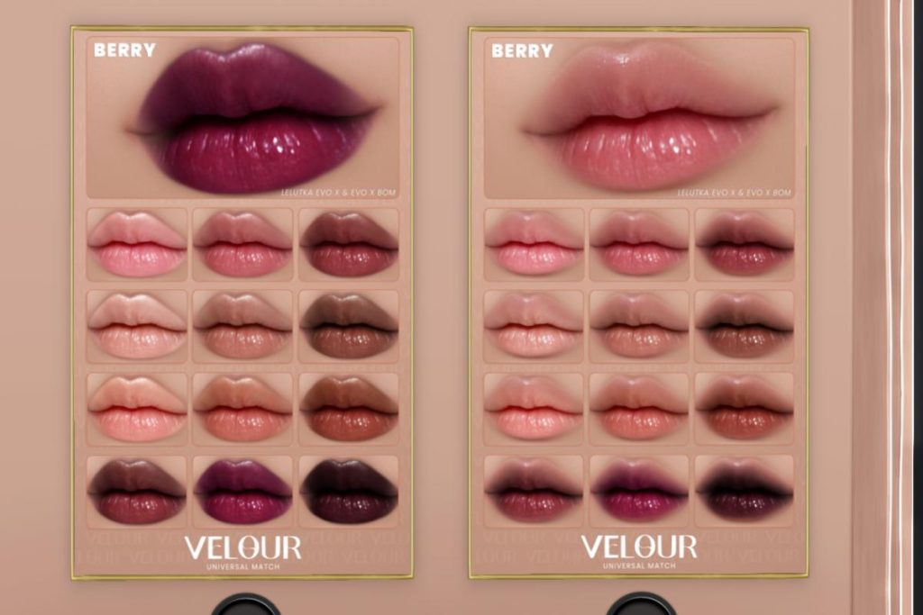 Berry * Berry Faded Lipstick, L$290 each