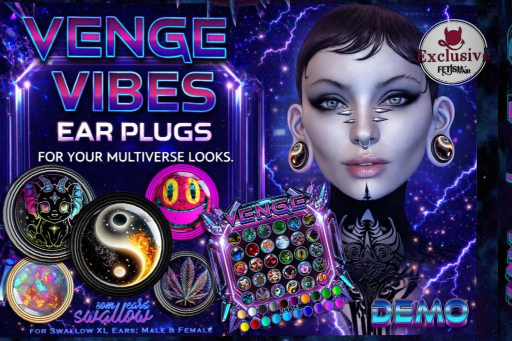 Vibes Ear Plugs - Swallow Gauged XL F+M Ears, L$349
