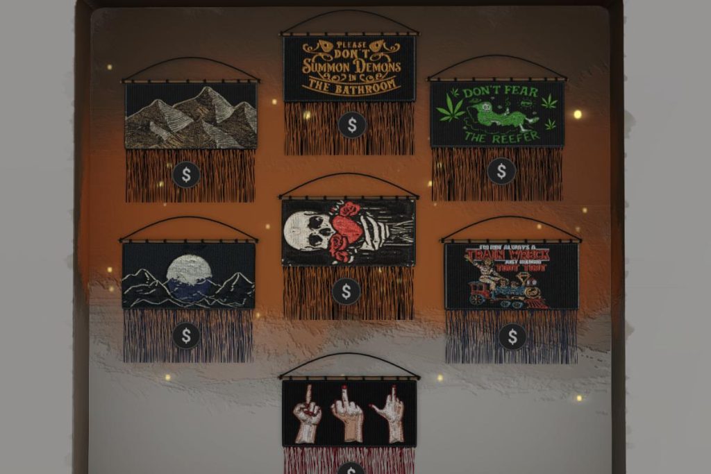 Vintage Wall Tapestry, L$110 each