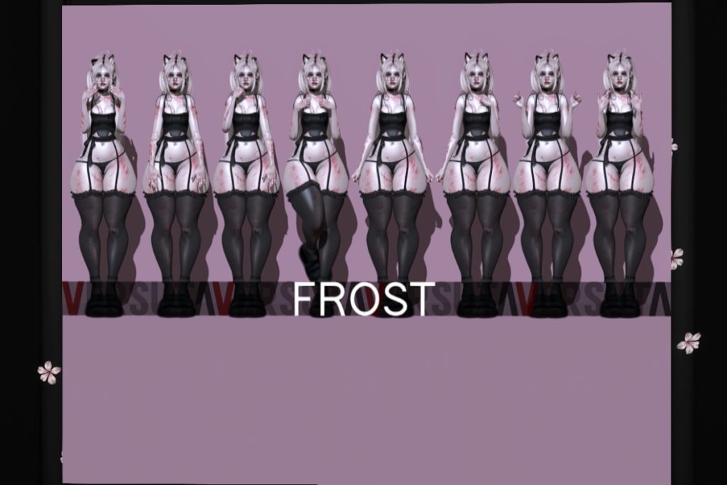 Frost Poses, L$50 each/L$279 FP