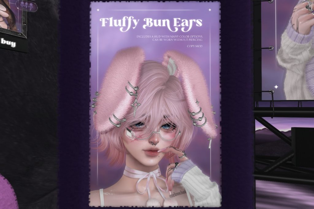 Fluffy Bun Ears, L$250