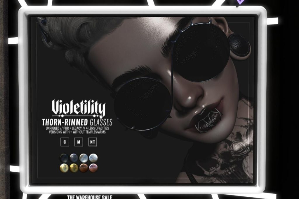 Thorn-Rimmed Glasses, L$224