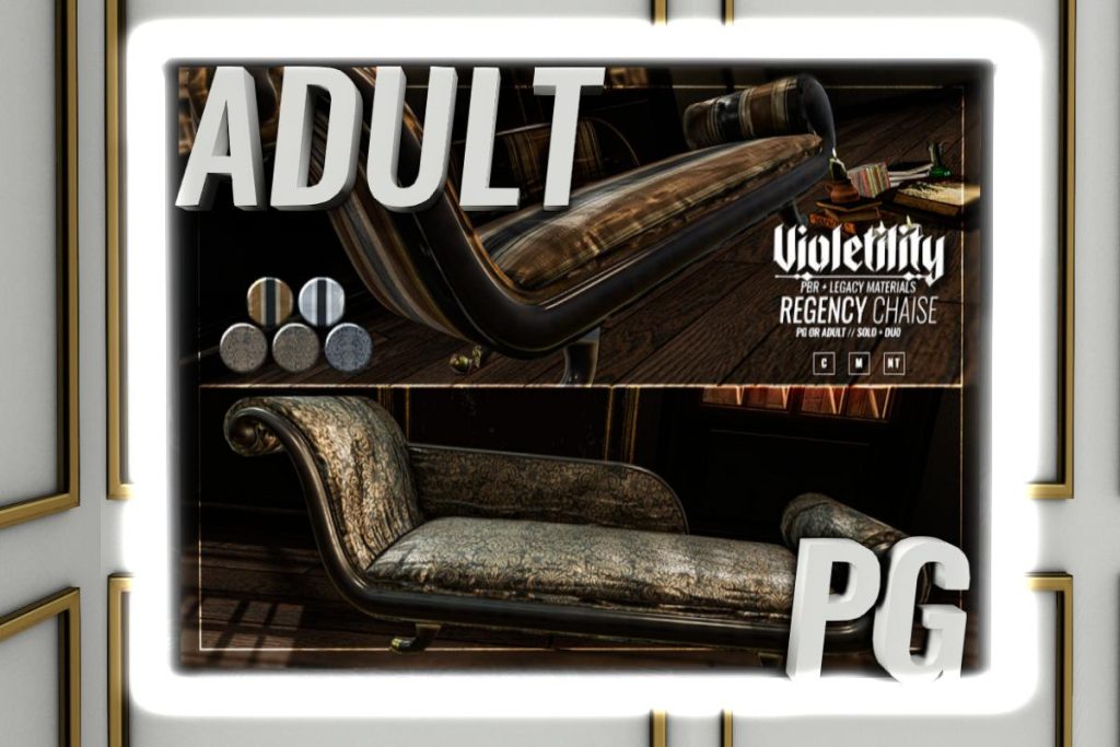 Regency Chaise, L$599 PG/L$899 Adult