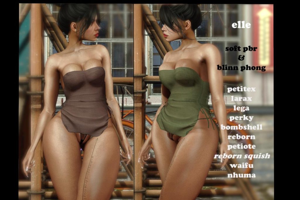 Elle - Legacy/MaitreyaX/Nhumana/Reborn/+mods, L$500 each/L$2000 FP