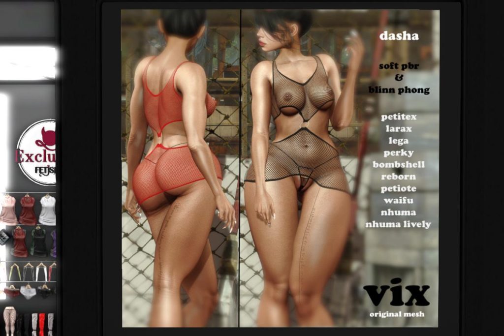 Dasha Dress - Legacy/MaitreyaX/Nhumana/Reborn/+mods, L$500 each/L$2000 FP