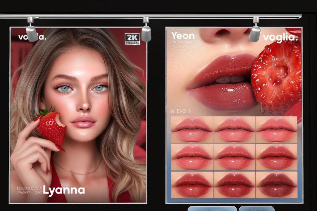 Lyanna Skin - Evo X, L$699 each/L$1989 FP | Yeon Lips - Evo X, L$290