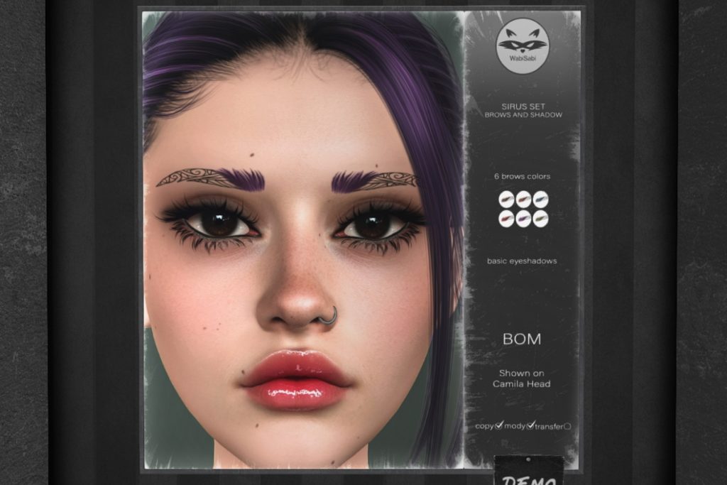 Sirus Eyebrows &amp; Shadows - EvoX, L$225