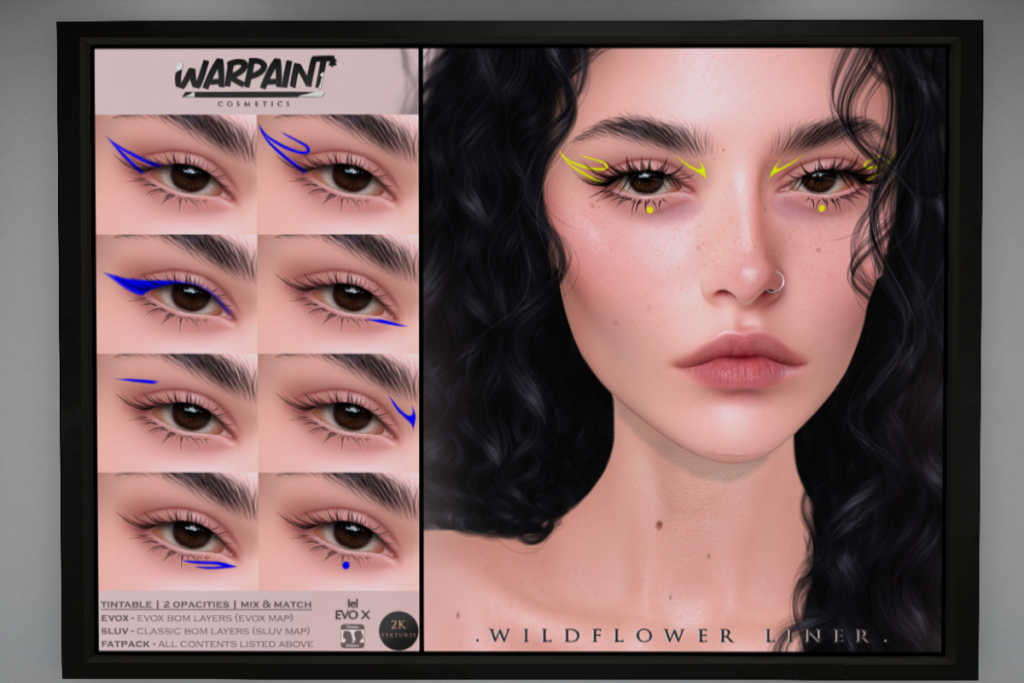 Wildflower Liner - EvoX/SLUV, L$240 each/L$420 FP