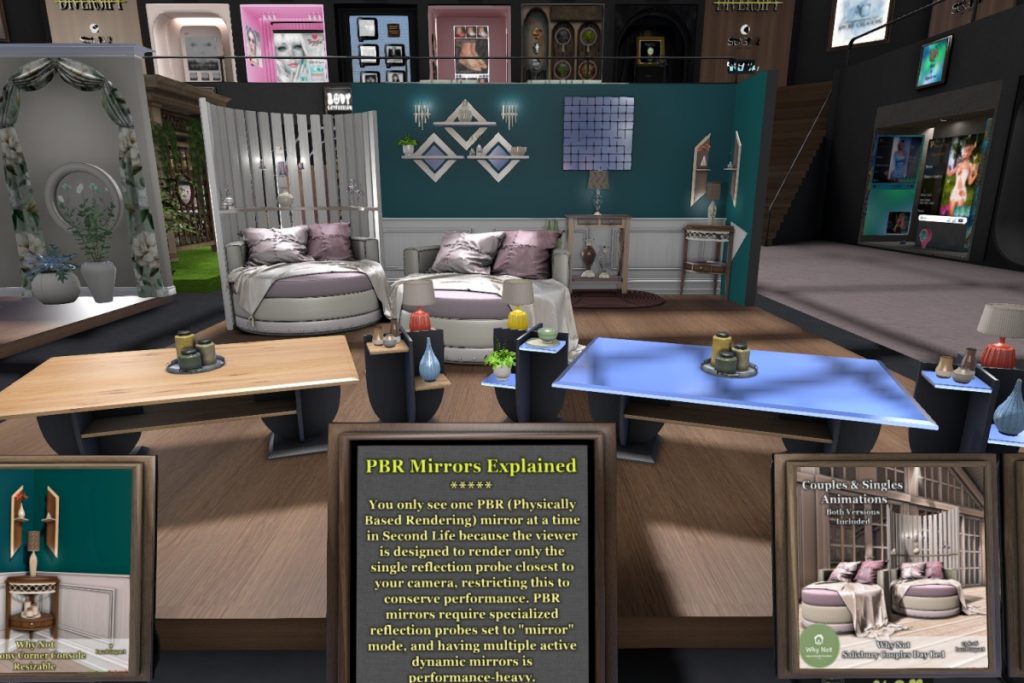 Couples Day Bed, L$360 | Newhaven Table Set, L$315