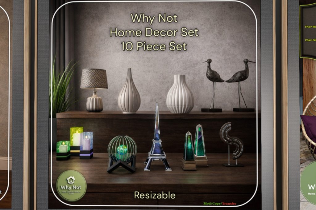 Home Decor Set, L$293