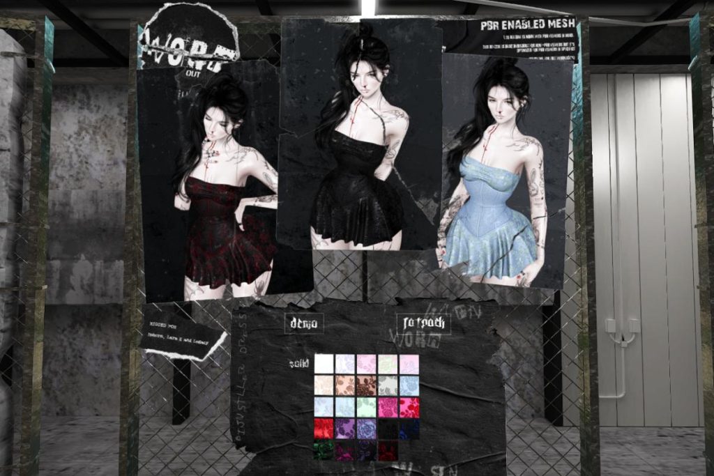 Pijnstiller Dress - Legacy/MaitreyaX/Reborn, L$349 each/L$1999 FP