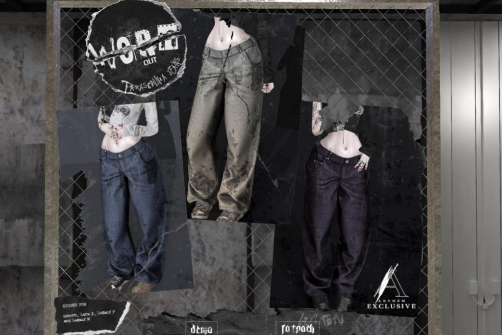Parasomnia Jeans - Legacy M+F/MaitreyaX/Reborn, L$349 each/L$1899 FP