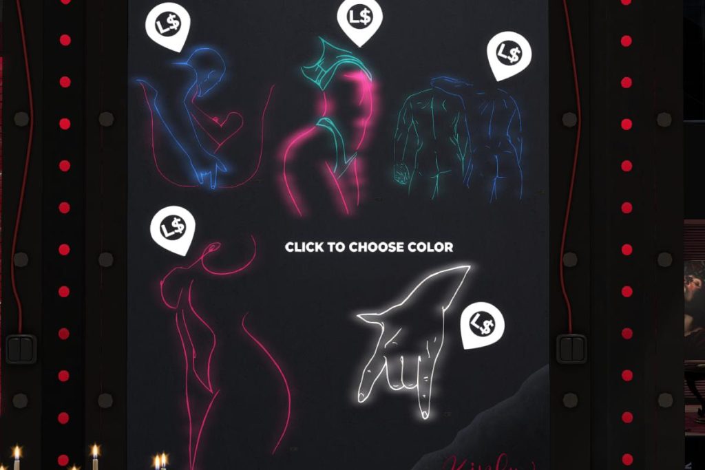 Neons, L$120 each/L$450 FP